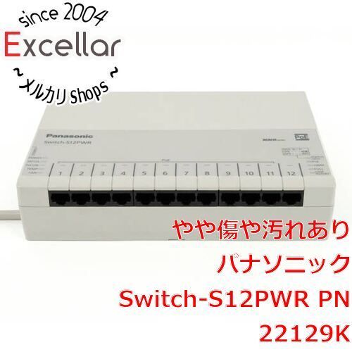 bn:2] Panasonic スイッチングハブ Switch-S12PWR PN22129K - メルカリ