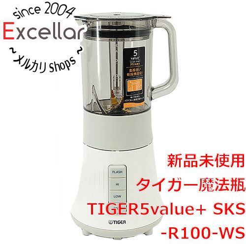 bn:8] TIGER ミルつきミキサー TIGER5value+ SKS-R100-WS シルキー