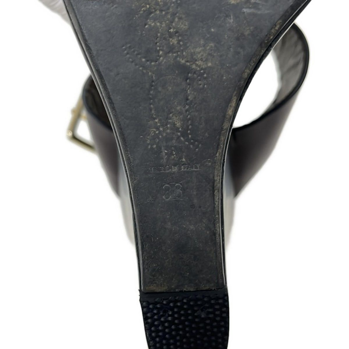 MARNI(マルニ) サンダル 36 レディース - 黒×ダークブラウン ウェッジ