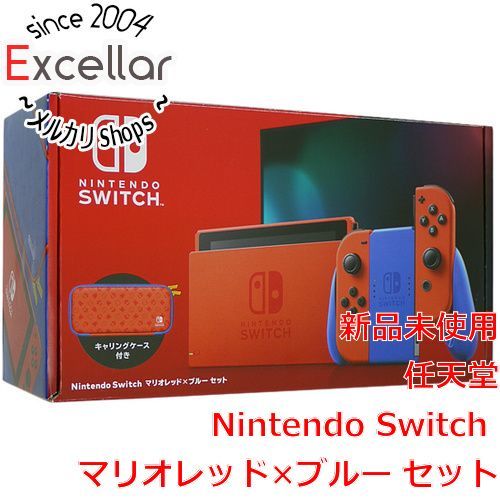 ニンテンドーSwitch マリオレッド×ブルーセット　訳あり bn:8] 【新品訳あり(箱きず・やぶれ)】 任天堂 Nintendo Switch マリオ