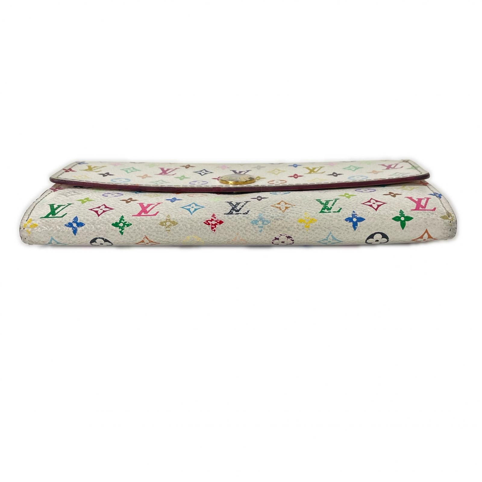 ルイヴィトン ポルトフォイユ サラ マルチ モノグラム 二つ折り長財布 ホワイト 楽天市場】【財布】LOUIS VUITTON ルイ ヴィトン マルチカラー