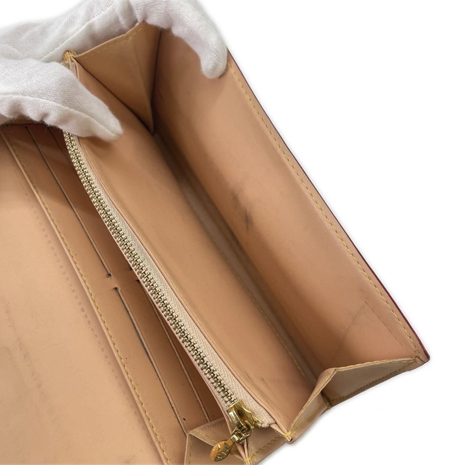 ルイヴィトン ポルトフォイユ サラ マルチ モノグラム 二つ折り長財布 ホワイト LOUIS VUITTON ルイ・ヴィトン ポルトフォイユサラ 長財布 モノグラム