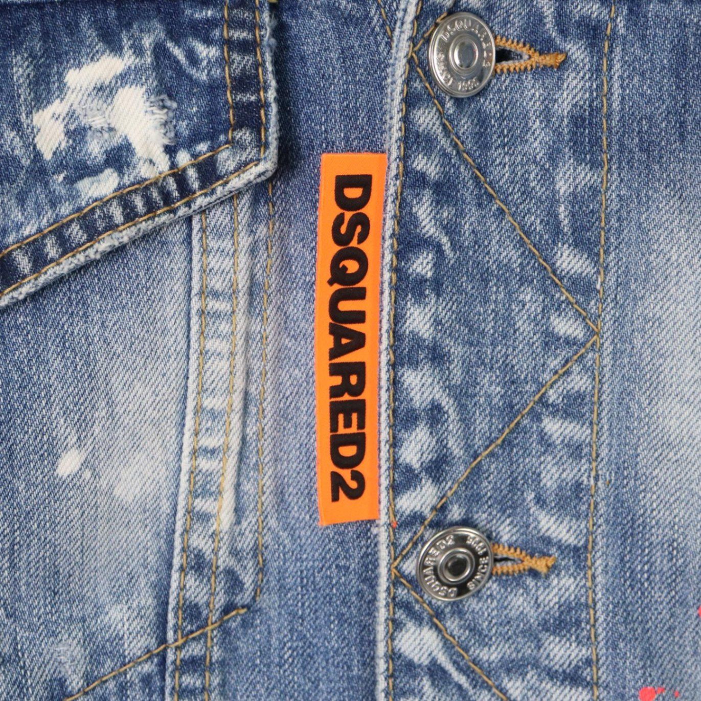 定番人気，本物保証 DSQUARED2 ディースクエアード　デニムジャケット＊