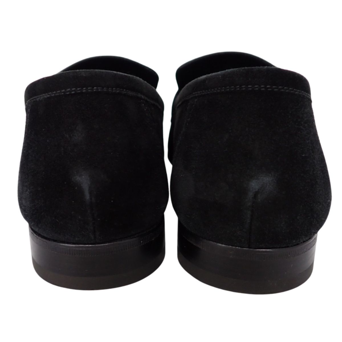 HERMES(エルメス) モカシン パリ ブラック黒 スウェード/スエード