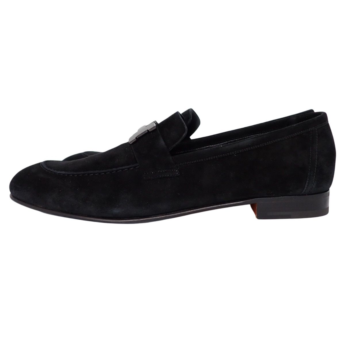 HERMES(エルメス) モカシン パリ ブラック黒 スウェード/スエード