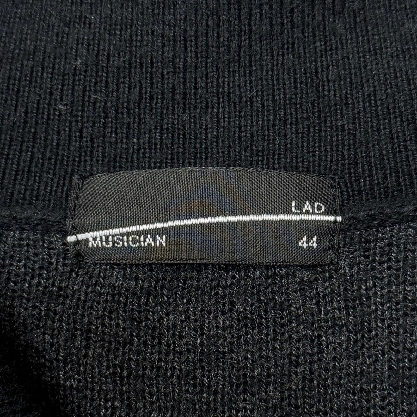 参考上代39050円 LAD MUSICIAN BIG ROSE KNIT SHIRT ビッグローズ 