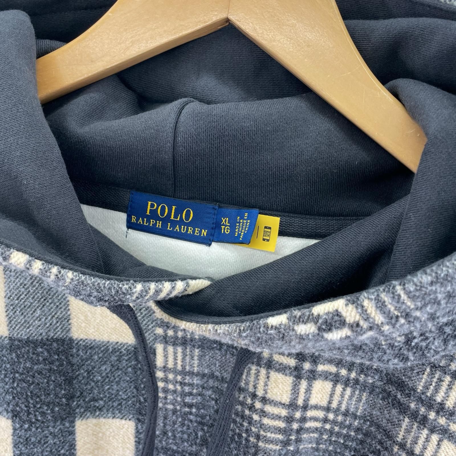 POLO RALPH LAUREN ポロ ラルフローレン チェックパーカー sizeXL