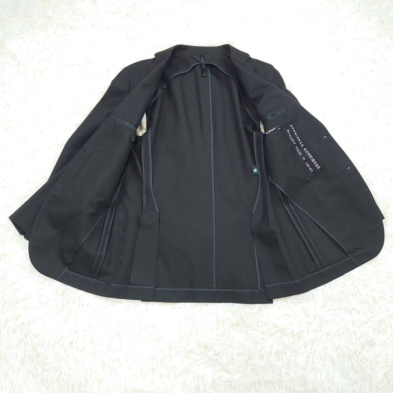 訳あり品 orobianco オロビアンコ ジャケット ウール100 ブラック 
