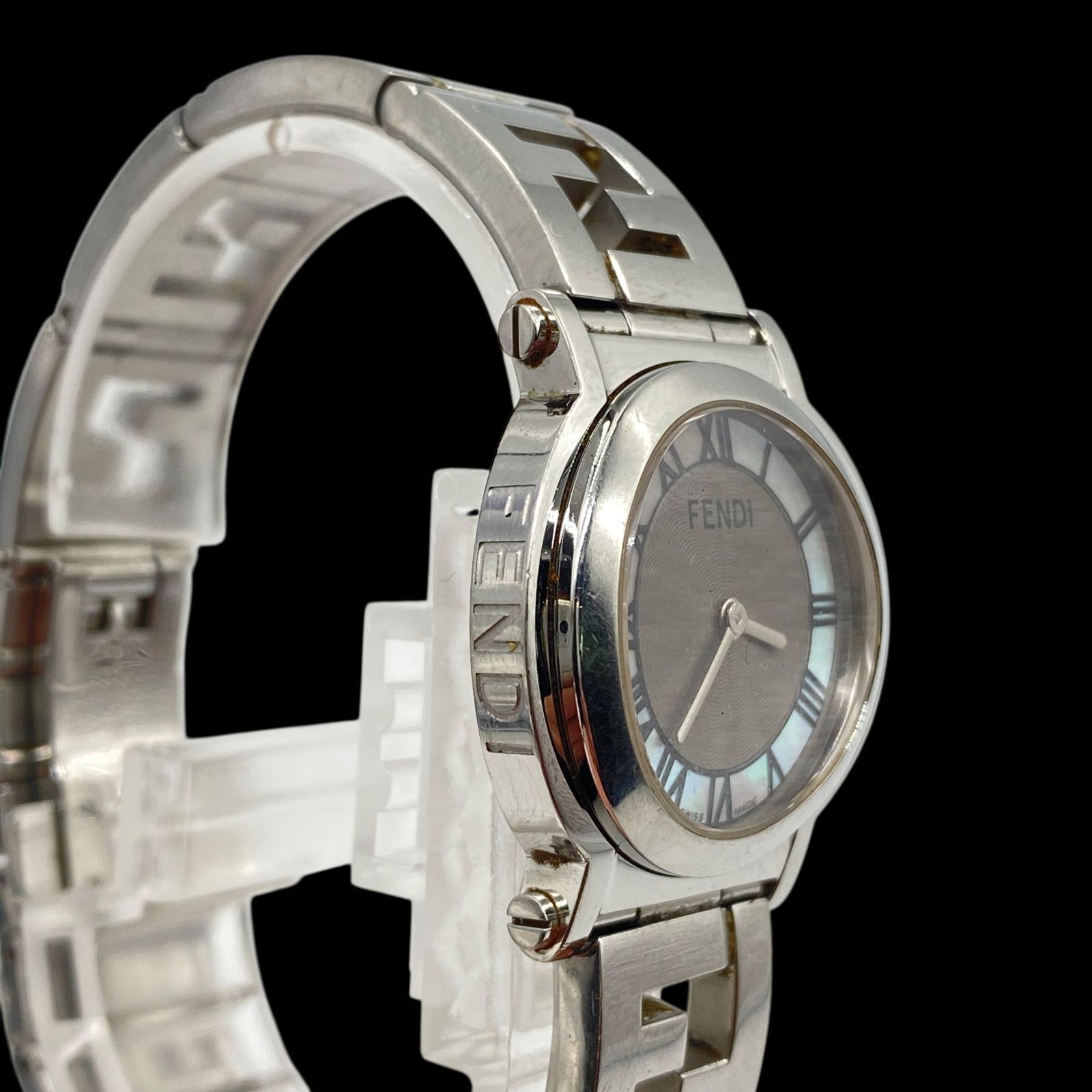 新品電池 稼働品 FENDI フェンディ 腕時計 QZ クォーツ 005-6150L-399