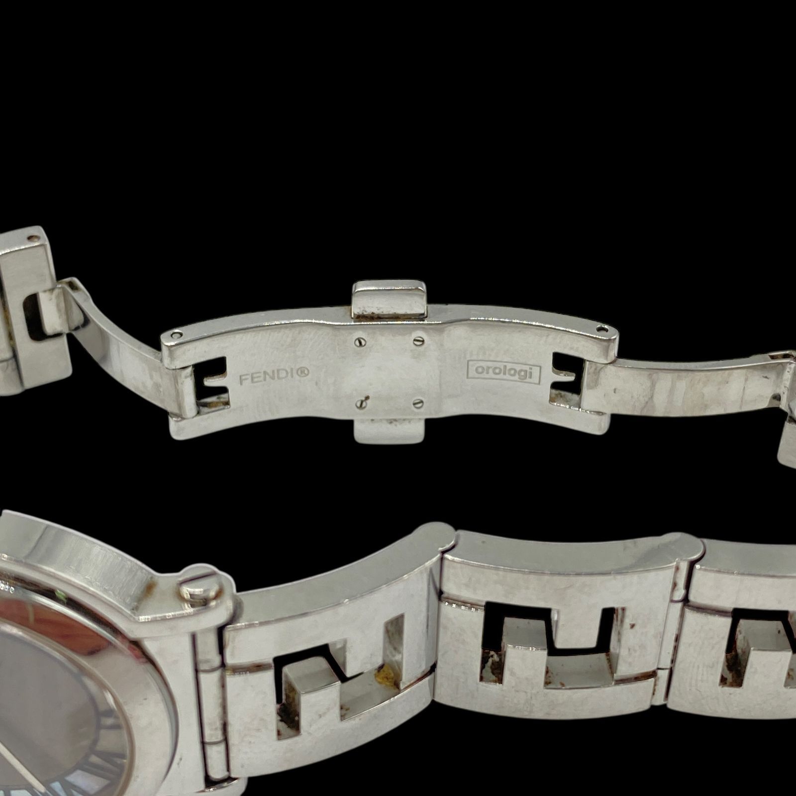 新品電池 稼働品 FENDI フェンディ 腕時計 QZ クォーツ 005-6150L-399