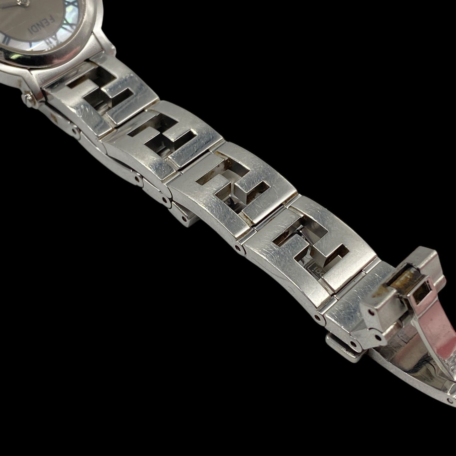 新品電池 稼働品 FENDI フェンディ 腕時計 QZ クォーツ 005-6150L-399