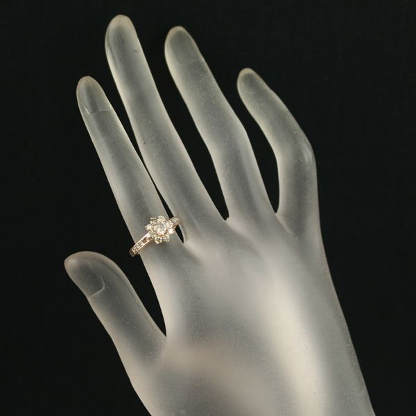 GSTV K18YG ブラウンダイヤモンドリング 約1.00ct 11号 GSTV K18YG ブラウンダイヤモンド リング BRD 約1.50ct BRD 約0.30ct