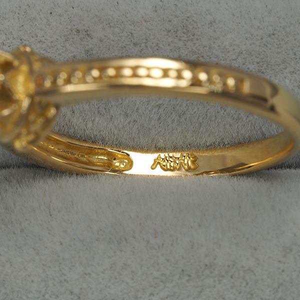 現行品 新品仕上げ済 アーカー ローズプロミス ダイヤモンド リング K18 現行品 新品仕上げ済 アーカー ローズプロミス ダイヤモンド リング