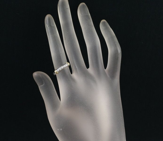 ディオール リング ダイヤ ダイヤモンド コンビカラー 9号 Pt900/K18YG