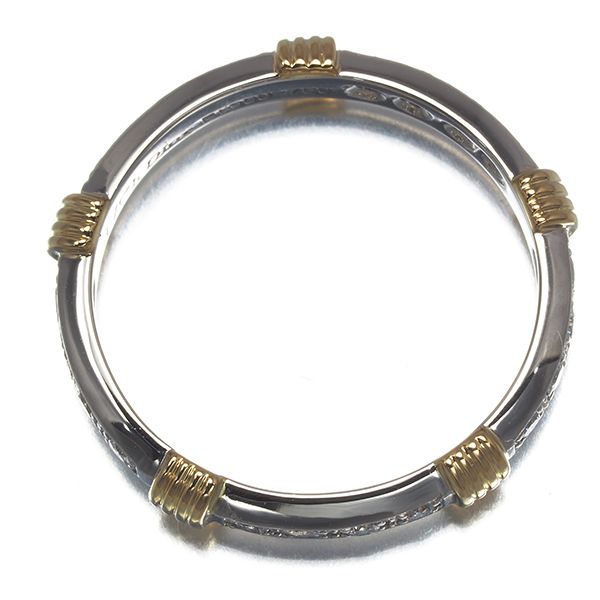 ディオール リング ダイヤ ダイヤモンド フルエタニティ コンビカラー