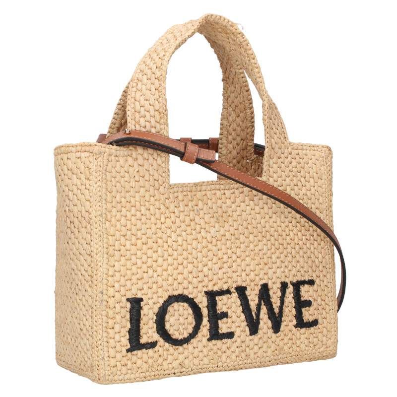 ロエベ   A685B59X03 ロゴ刺繍ショルダーハンドバッグ 中古 BS99 ロエベ A685B59X03 ロゴ刺繍ショルダーハンドバッグ レディース ※12/28