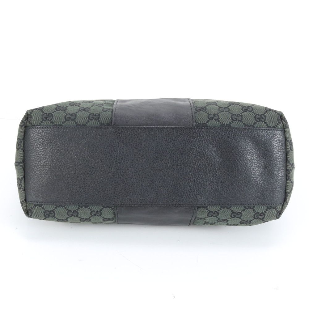 極美品 グッチ GG キャンバス 238696 レザー トート バッグ ショルダー