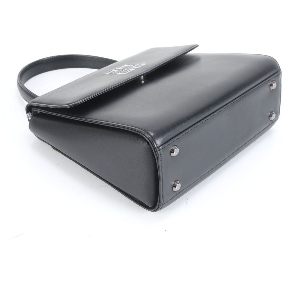 美品 ジバンシー 4G ロゴ レザー ハンドバッグ トップハンドル トート