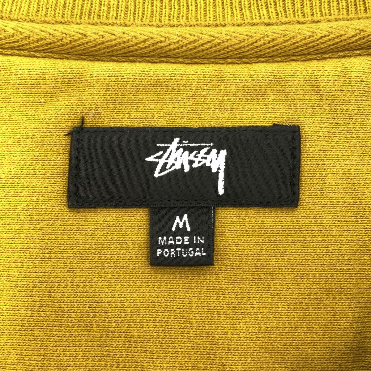 STUSSY ステューシー サイズM Contrast Stitch Label Crew Sweat