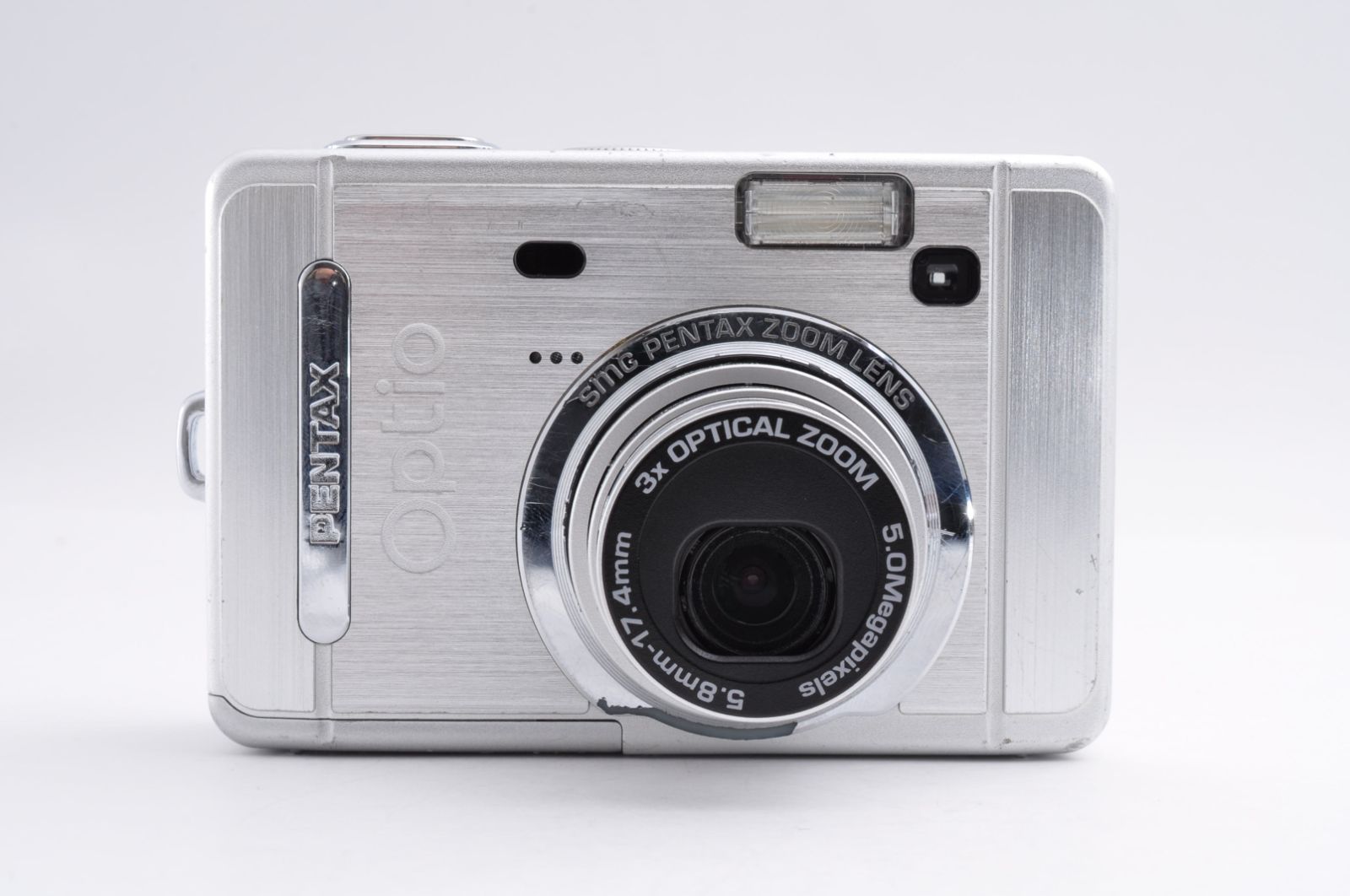 PENTAX ペンタックス Optio S50 シルバー 単三電池付き コンパクト 