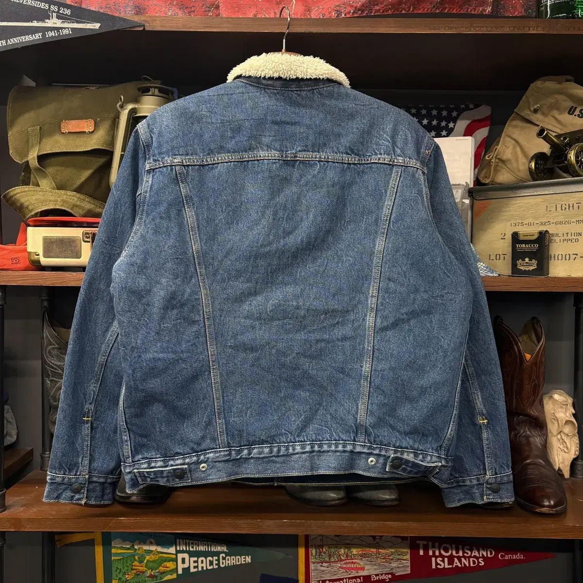 80s リーバイス　シェルパジャケット　42 usa製 80sリーバイスデニム ボア シェルパジャケットUSA製 L 42-44相当