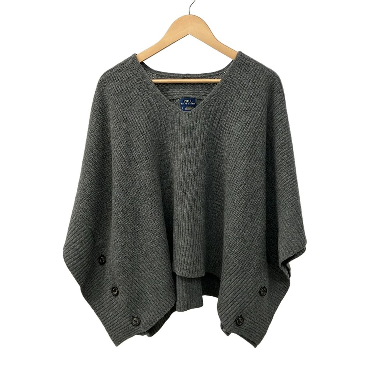 ケーブルニット Polo Ralph Lauren ダークグレー ニット Mサイズ 