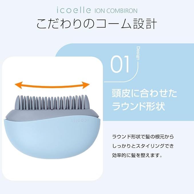 開封済・未使用品】 apish監修 イコエル イオンコームアイロン高濃度