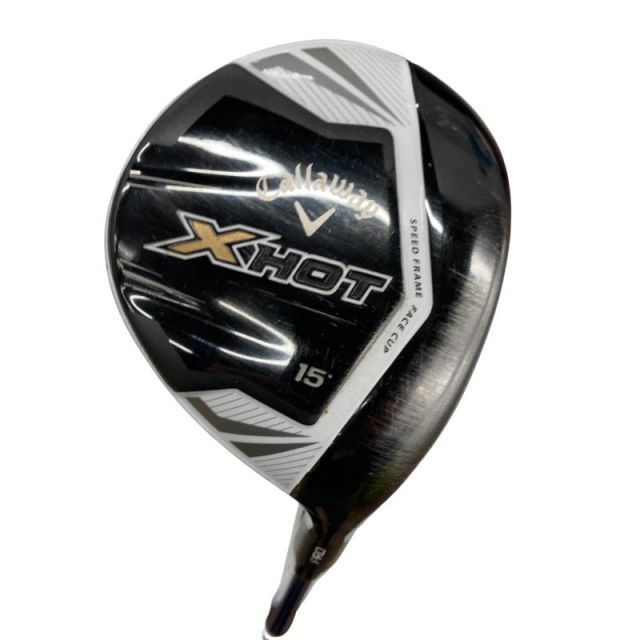 激安大特価，爆買い 【中古】 キャロウェイ X HOT PRO 15° フェアウェイウッド FW 純正特注シャフト (フレックスS) メンズ 男性用 右利き 右用 Cランク ゴルフクラブ フェアウェイウッド