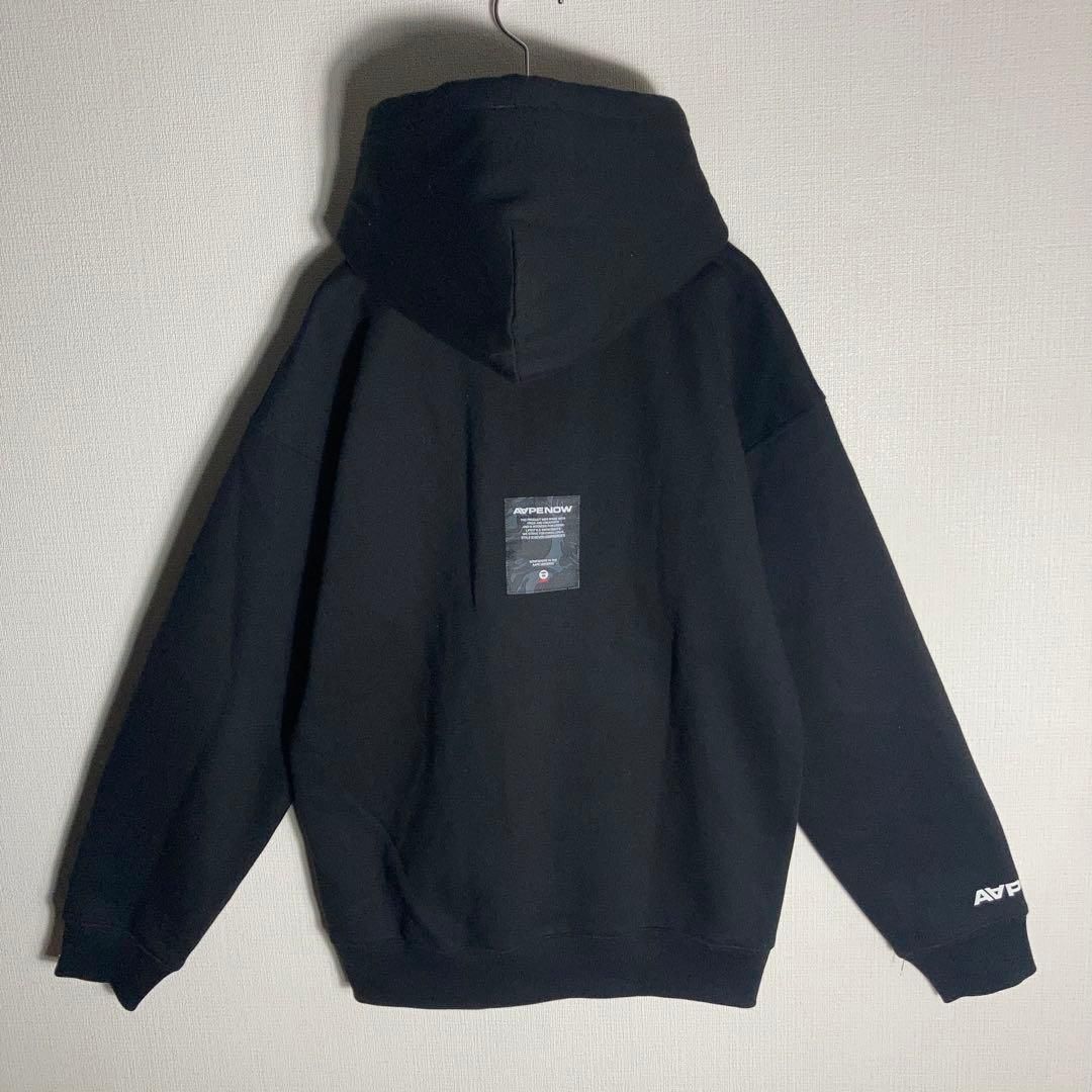 極美品】A BATHING APE フルジップパーカー ロゴ 裏起毛 黒 M - メルカリ