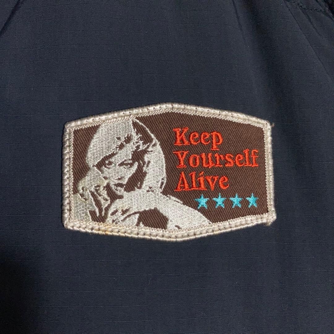 美品】HYSTERIC GLOMER ボンバージャケット 刺繍 紺 L - メルカリ