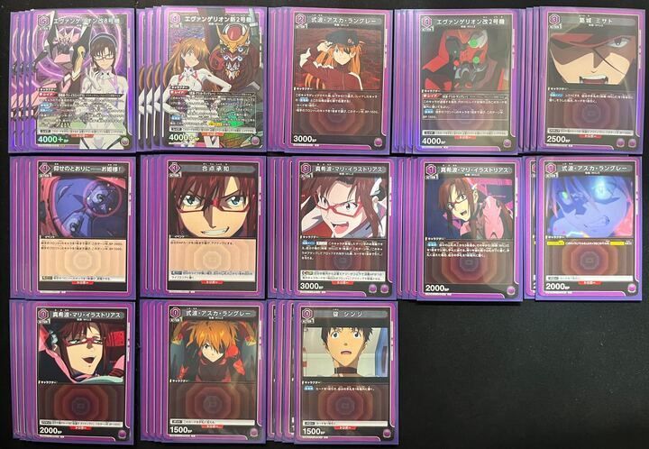 デッキ】新劇場版エヴァンゲリオン 紫 WILLE【UNIONARENA】 ユニオン