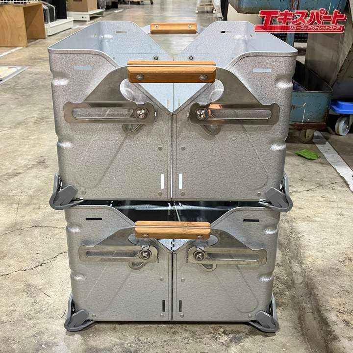 【未使用美品】 peak シェルフコンテナ2点セット＋レッグ1脚付き snow peak スノーピーク シェルフコンテナ 2個セット 戸塚店 - メルカリ