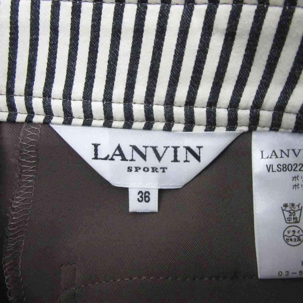 ランバンスポールパンツ38 ランバン スポール LANVIN SPORT ゴルフウェア スラックスパンツ 38 M