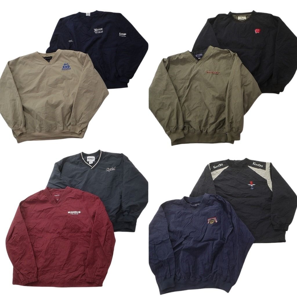 UTAH ナイロンプルオーバージャケット　新品タグ付きデッドストック品 古着卸 まとめ売り ワンポイント プルオーバー ジャケット 8枚セット