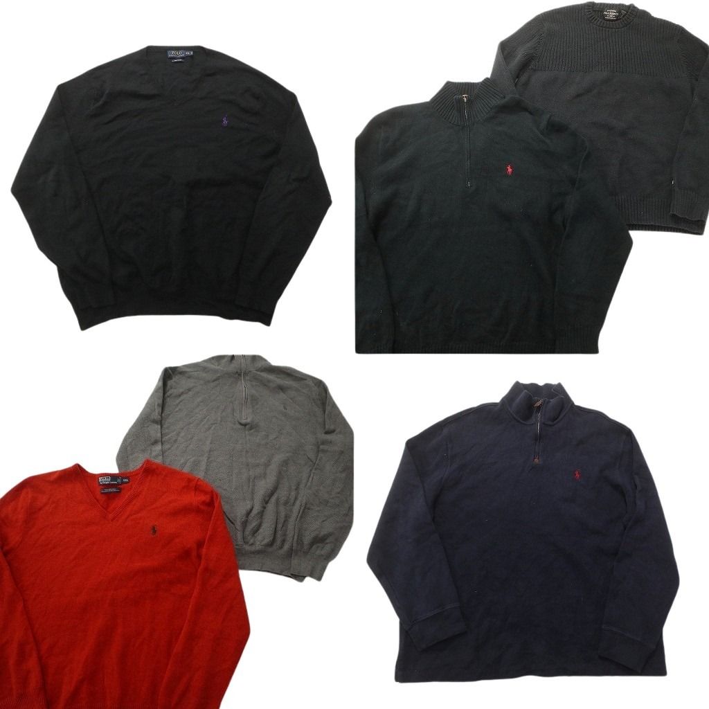 未検品】古着卸 まとめ売り ラルフローレン セーター 6枚セット