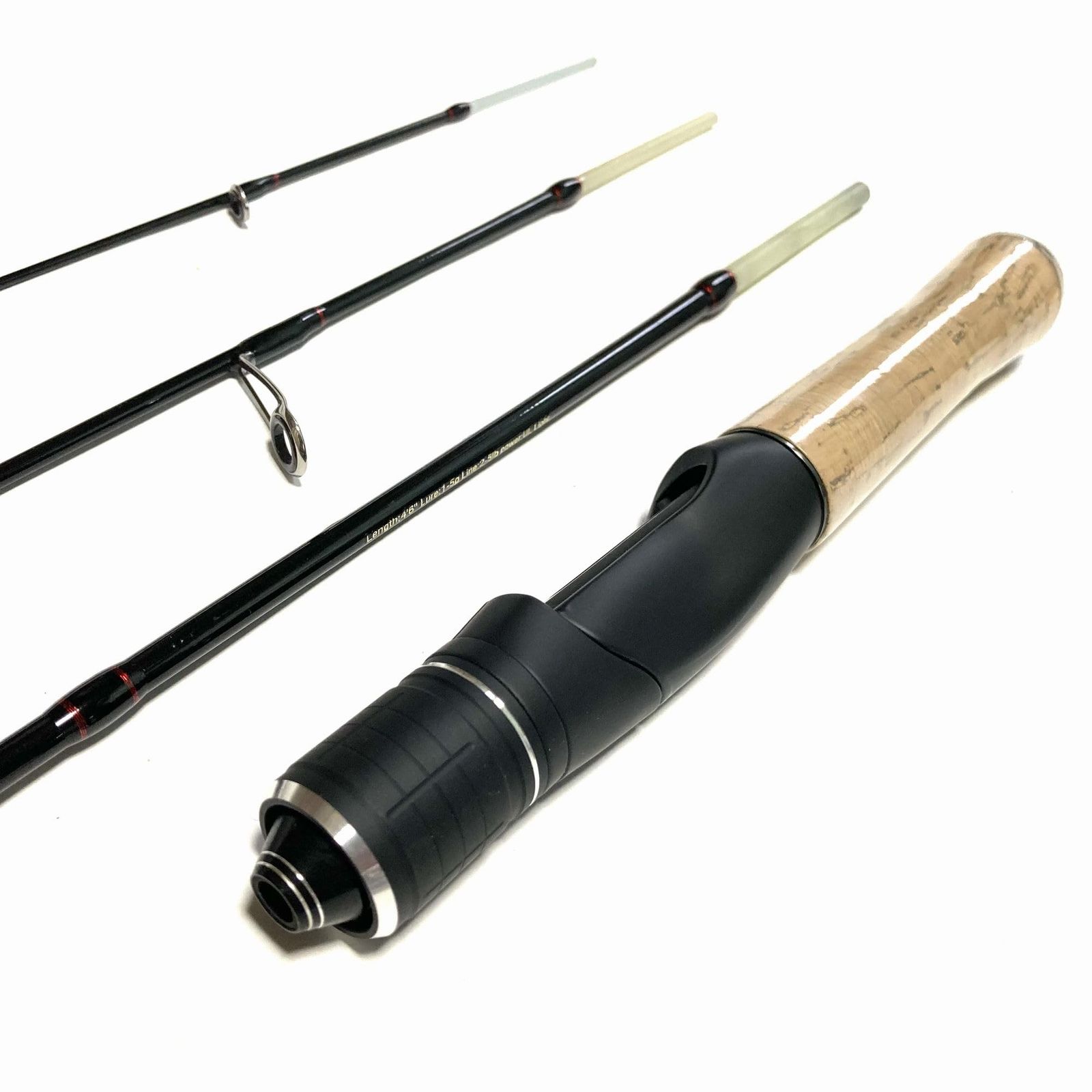 4ピース　ベイトロッド　トラウトロッド　山女魚　岩魚　パックロッド　渓流釣り 4ピース ベイトロッド トラウトロッド 山女魚 岩魚 パックロッド 渓流釣り