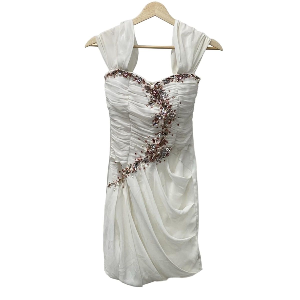 ANDY(アンディ) ワンピース サイズM レディース - 黒×ベージュ×マルチ  