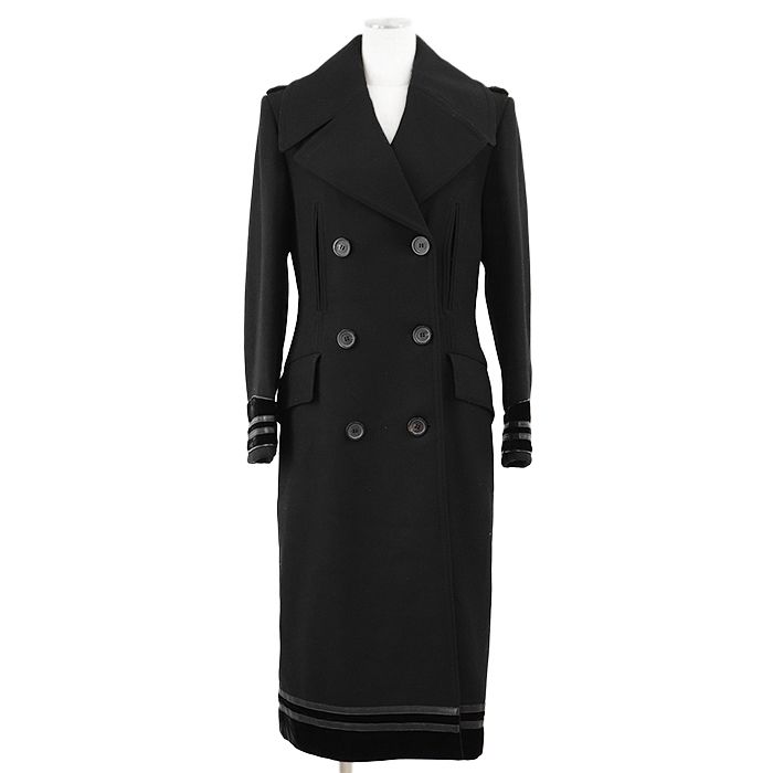 グッチ ロゴ総柄 ホースビット トレンチコート 40 wine-king_2877100000038523