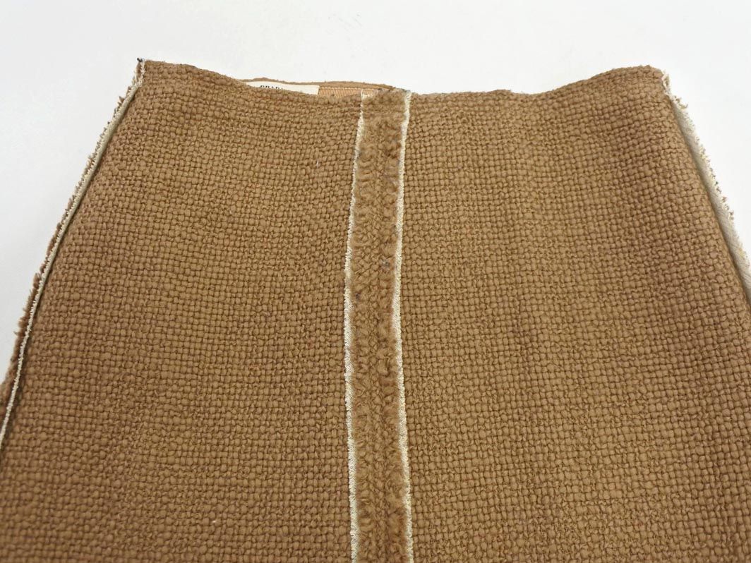 PRADA プラダ ウール100% ツイード 切替 Aライン 台形 スカート size36