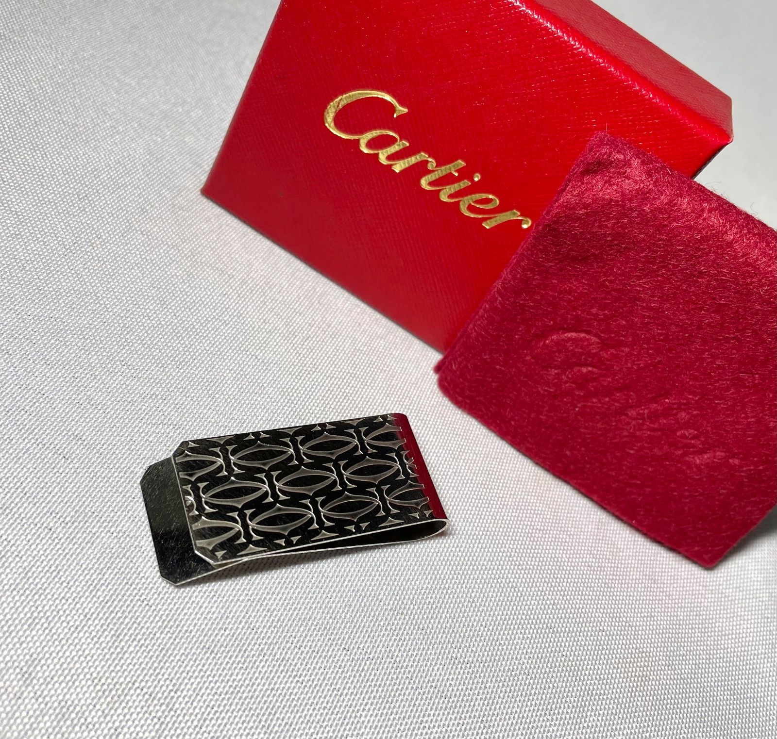 Cartier C ドゥ カルティエ デコール マルチロゴマネークリップ