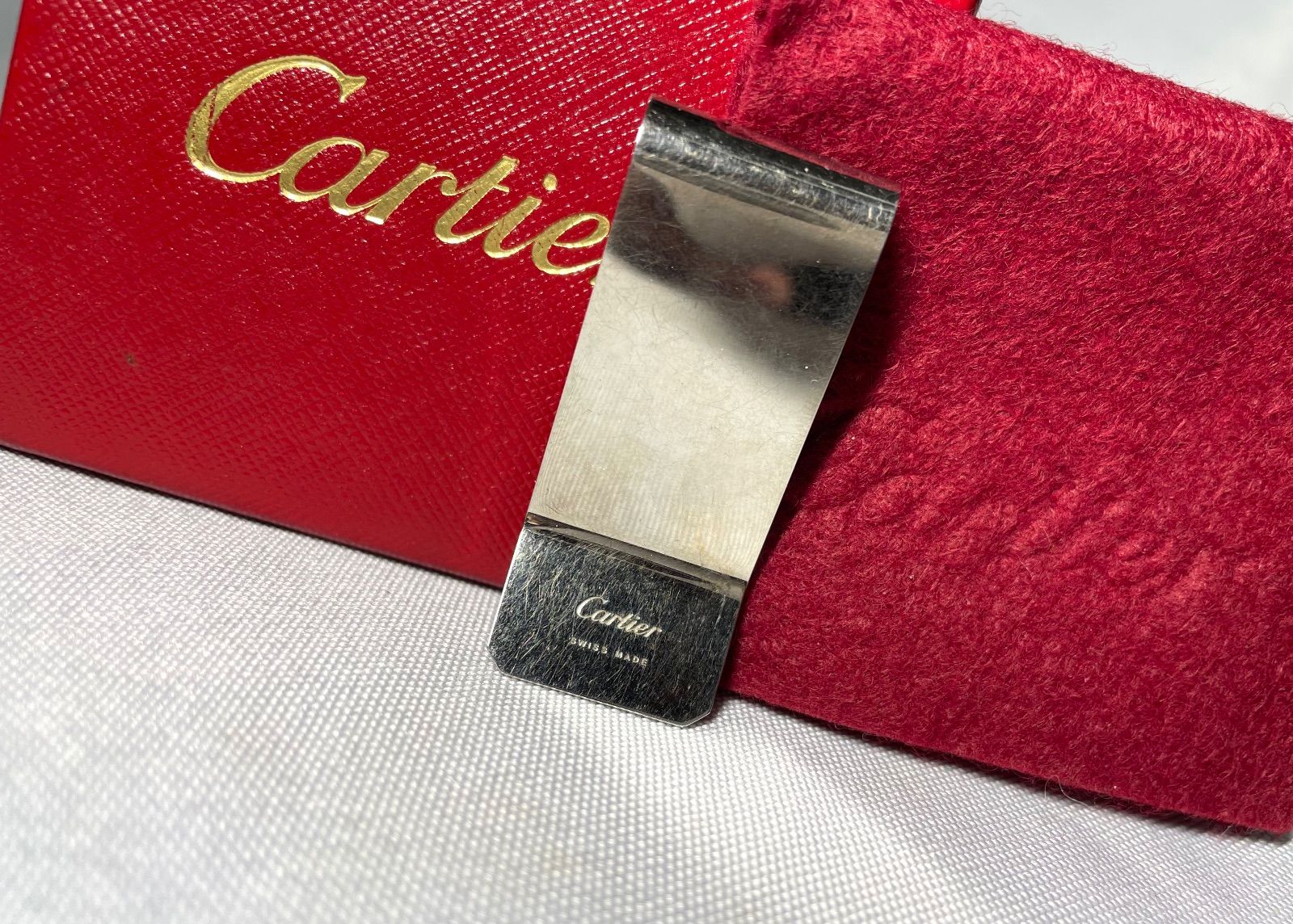 t*c様 cartier カルティエ　マネークリップ Cartier（カルティエ） マネークリップ メタル シルバー : ブランド