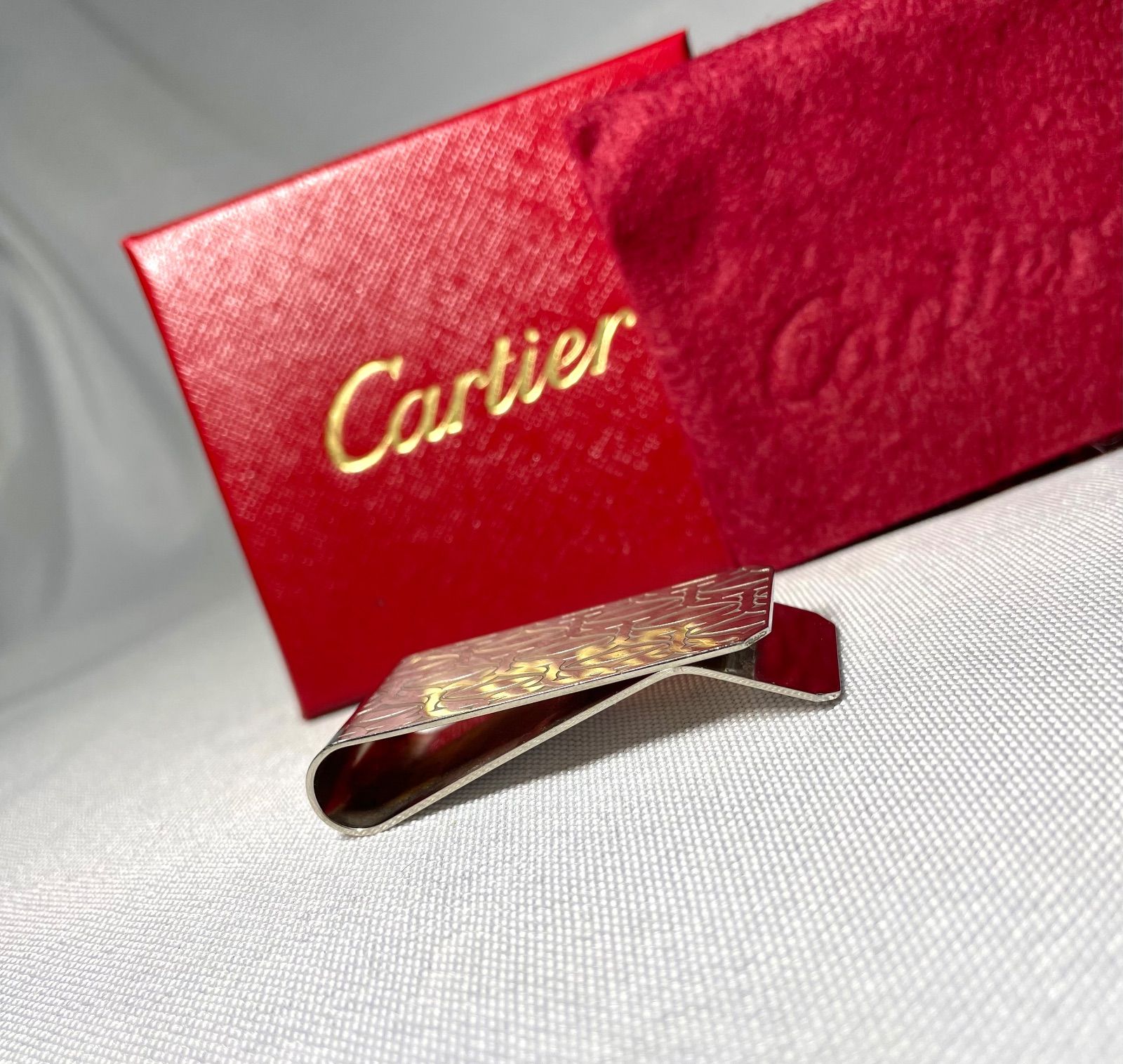 Cartier C ドゥ カルティエ デコール マルチロゴマネークリップ