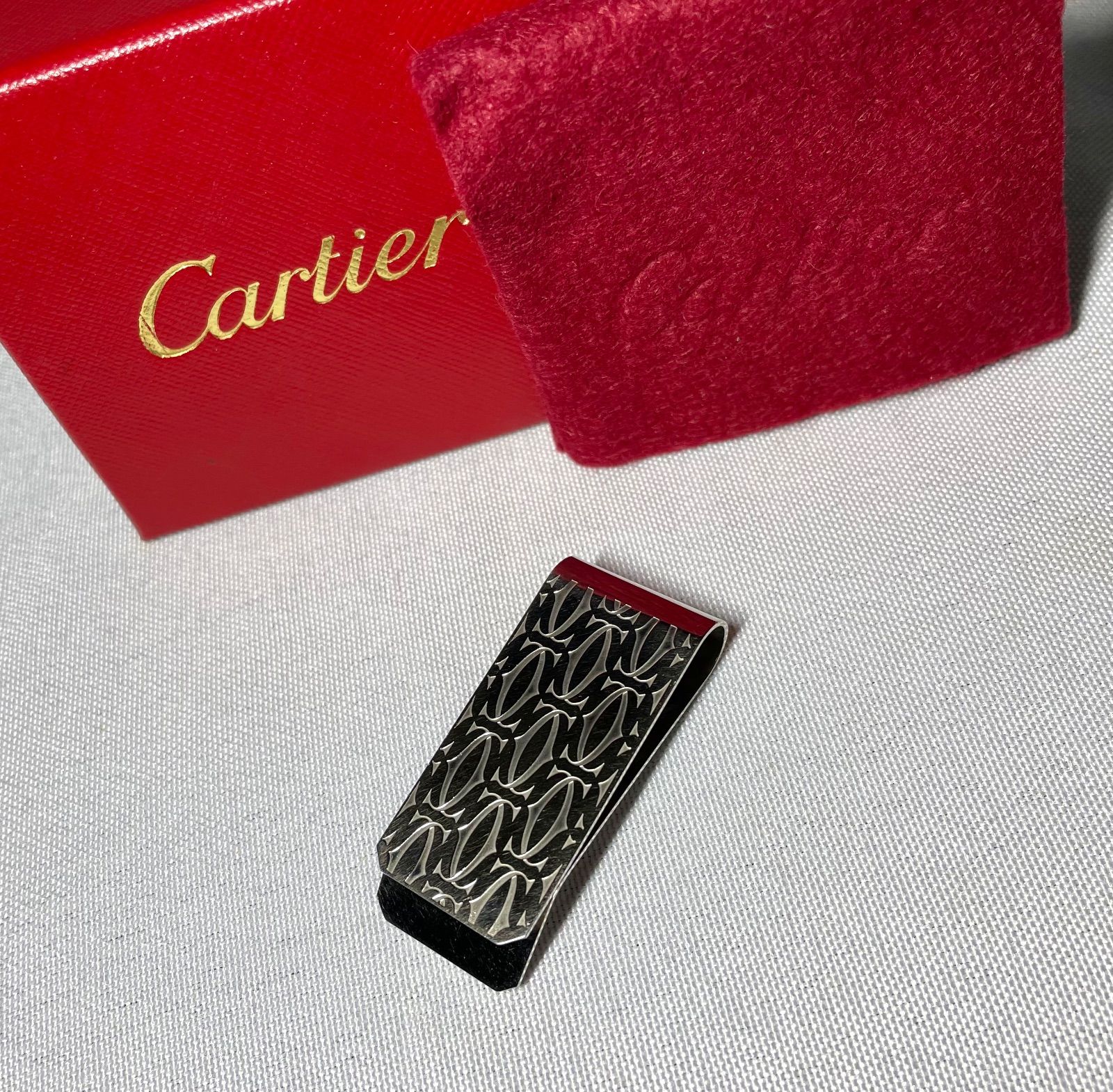Cartier C ドゥ カルティエ デコール マルチロゴマネークリップ