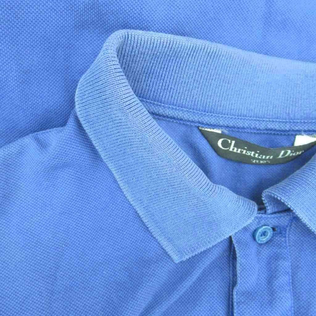 クリスチャンディオール 半袖ポロシャツ イタリア製 スポーツ 刺繍ロゴ