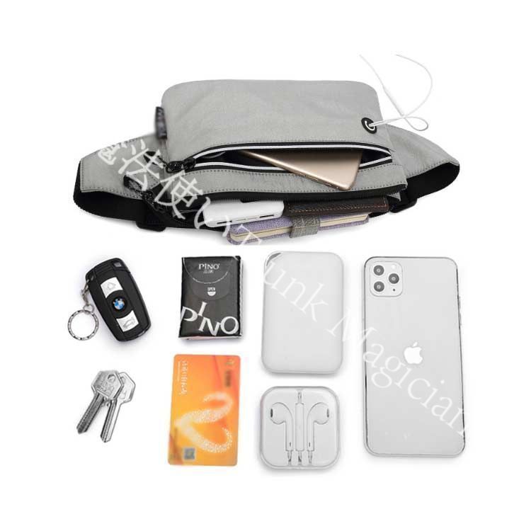 新品未使用】超薄型 ウエストポーチ レディース メンズ ランニング