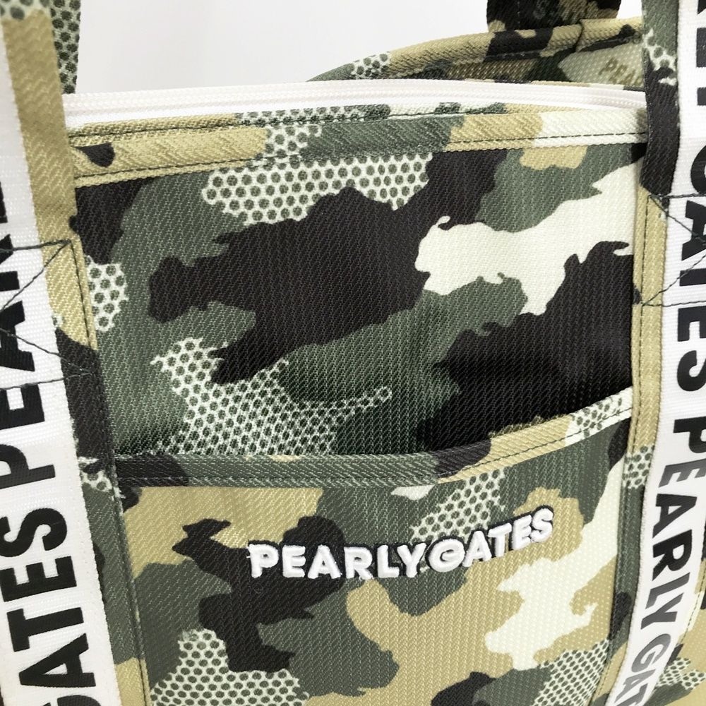 Used☆PEARLY GATES 迷彩柄 ゴルフバッグ パーリーゲイツ PEARLY GATES パーリーゲイツ ロッカーバッグ トートバッグ カモフラ
