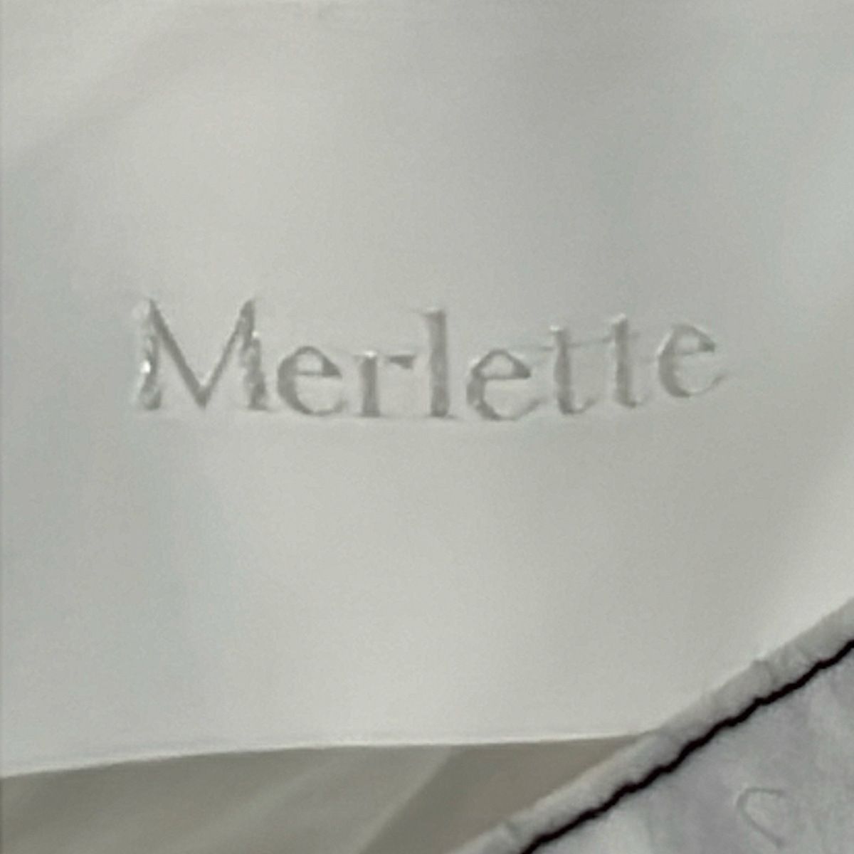 Merlette(マーレット) ワンピース サイズSMALL S レディース美品 白 七