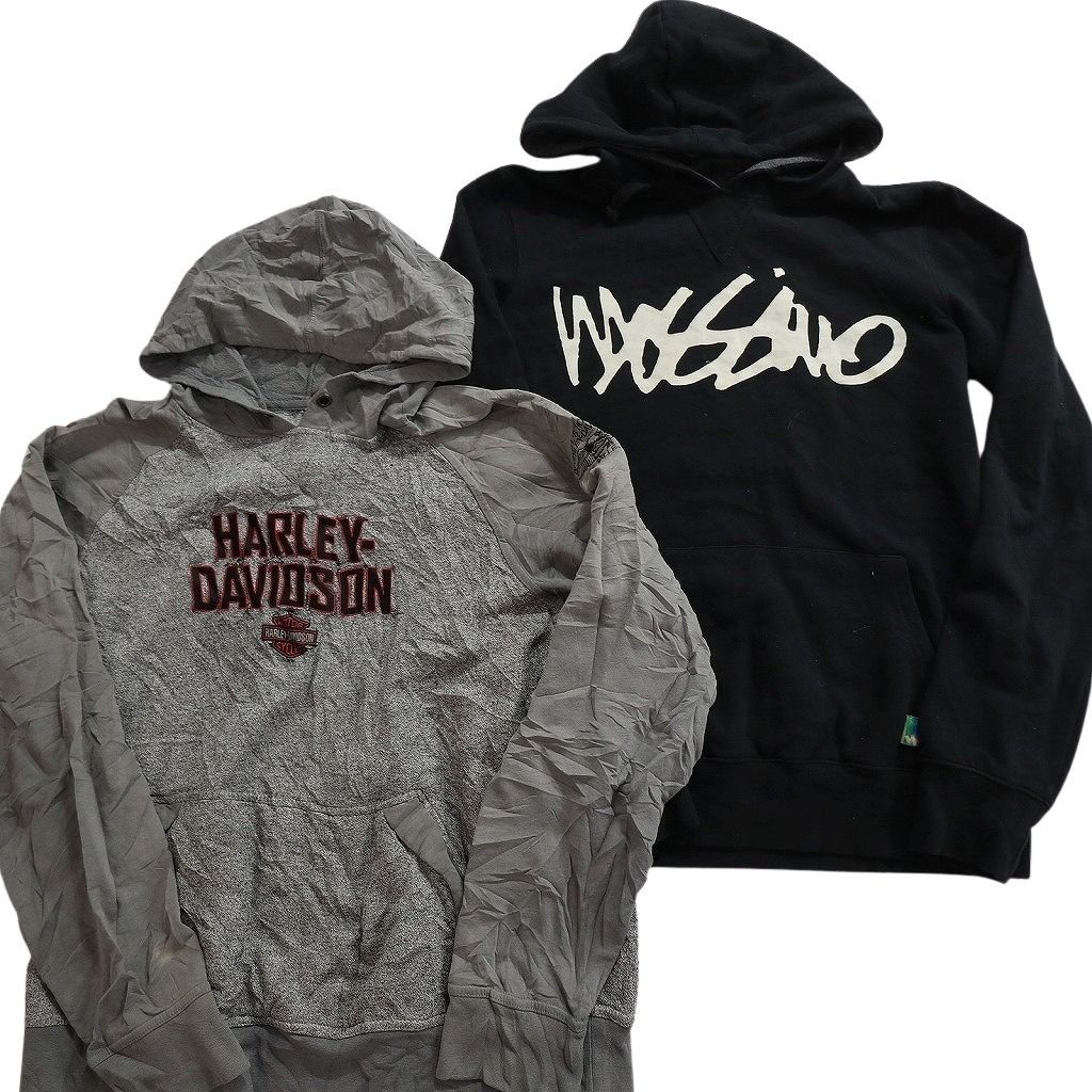 古着卸 まとめ売り カラー パーカー スウェット 7枚セット (メンズ M