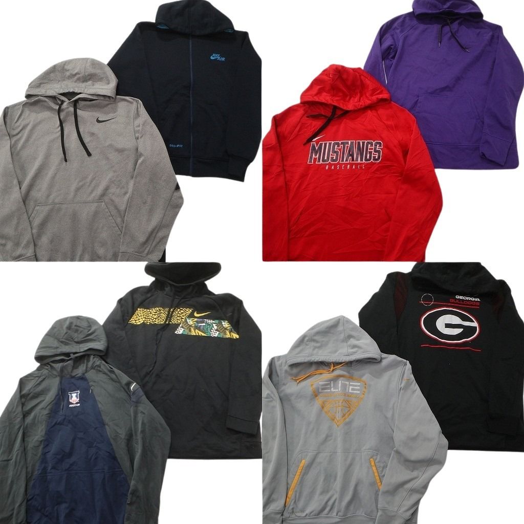 古着 激安 ベール 古着卸 30点 まとめ売り ブランド 多数あり メンズ スウェット トレーナー ジャケット NIKE ラルフローレン ラコステ 古着卸 まとめ売り ナイキ NIKE ポリ混 スウェット 8枚セット (メンズ