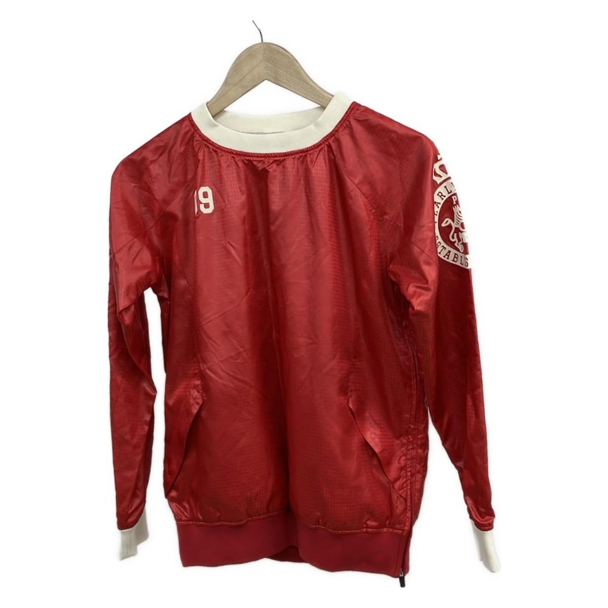 パーリーゲイツ ブルゾン サイズ1 S レディース - レッド×アイボリー